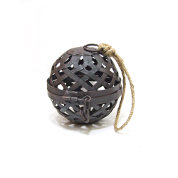 Lampion metalowy Kula 12cm